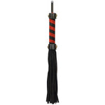 Punishment Small Suede Bondage Flogger, Black, Product Image