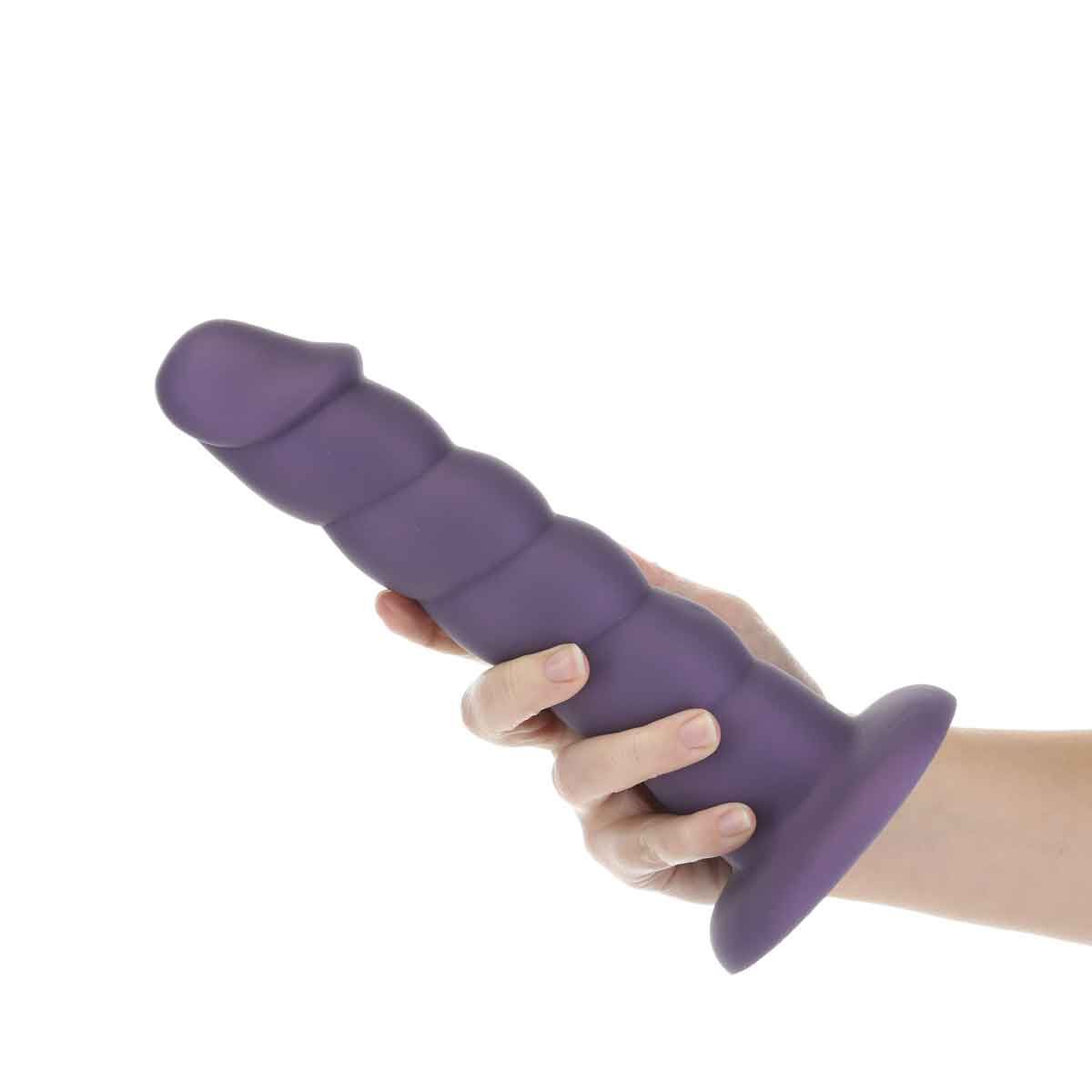 Pure Love 9.5-Inch Twisted Dildo, Product in Hand