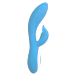 Pure Love G-Spot Rabbit Vibrator, Blue, Product Image, Side View