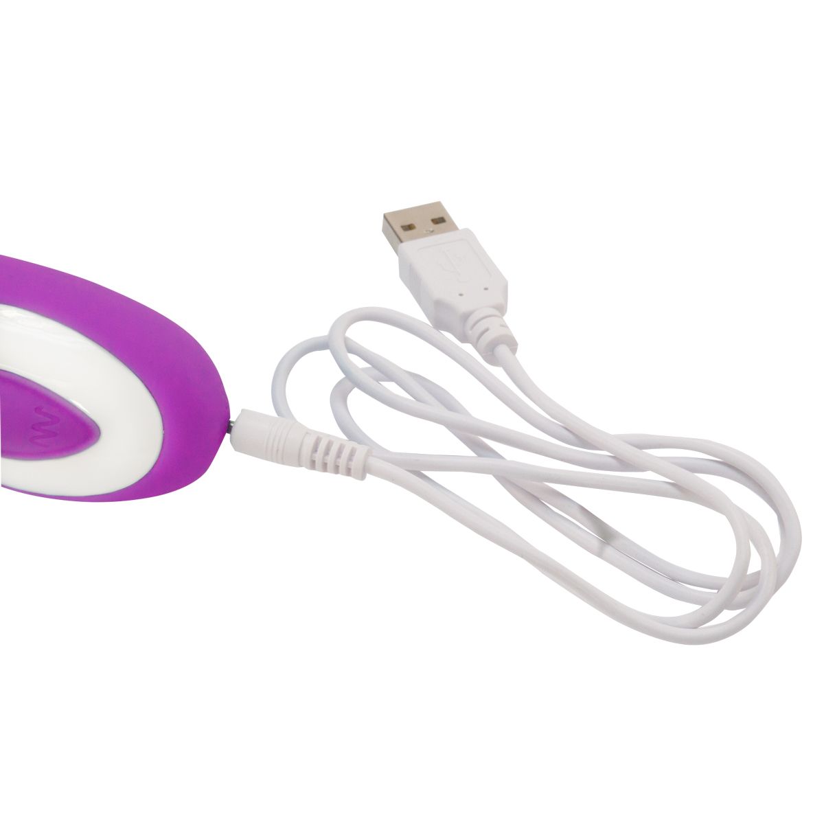 Pure Love G-Spot Rabbit Vibrator, Purple, USB Rechargeable