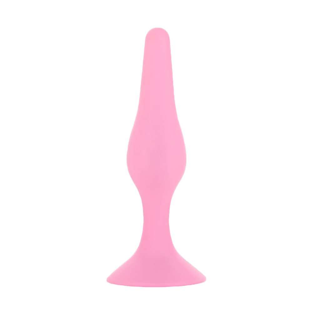 Pure Love Silicone Butt Plug, Pink, Product Image
