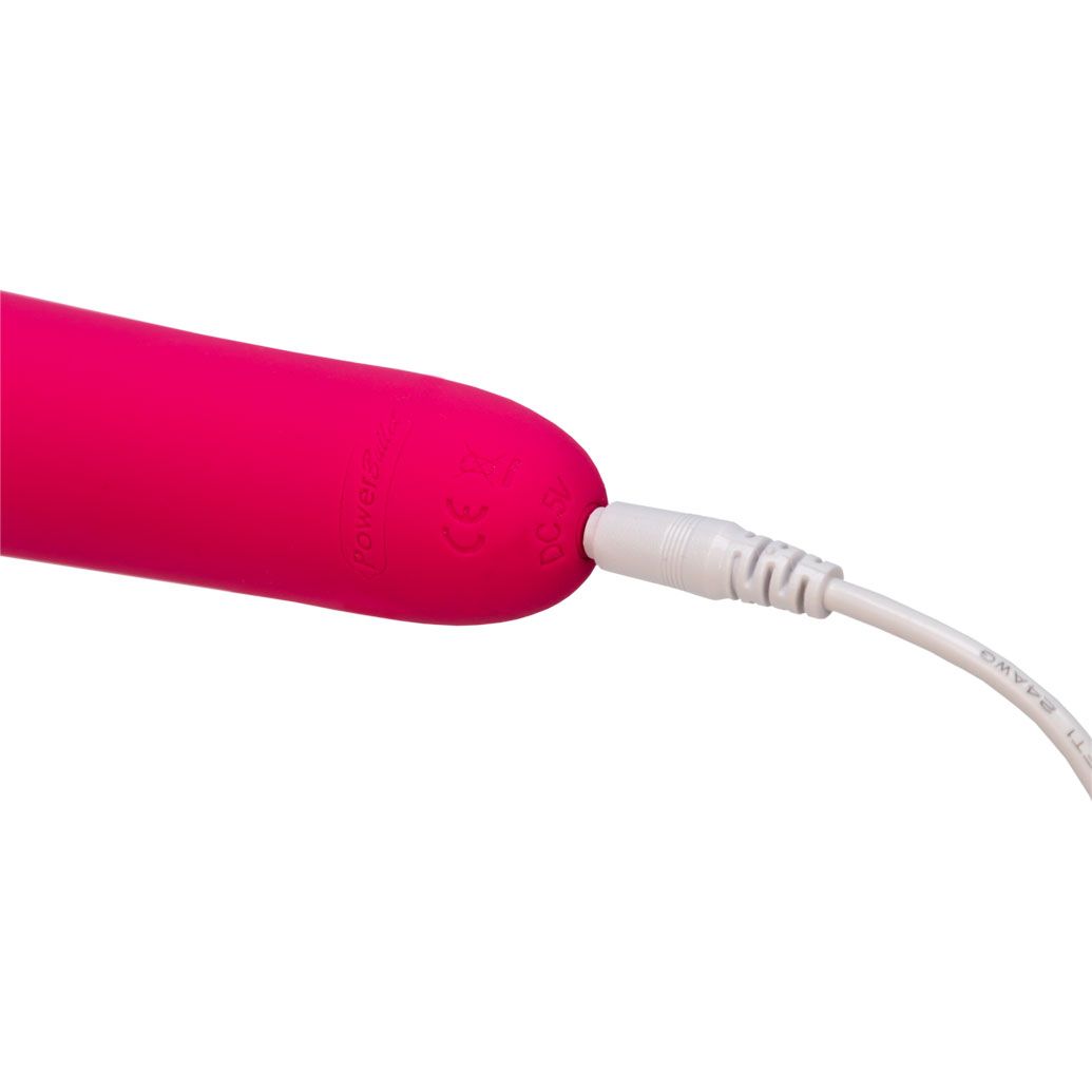 Pure Love Vibrating Massage Wand, Pink, USB Rechargeable