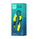 ROMP Presto Wand Massager, Product Box, Front Left Angle