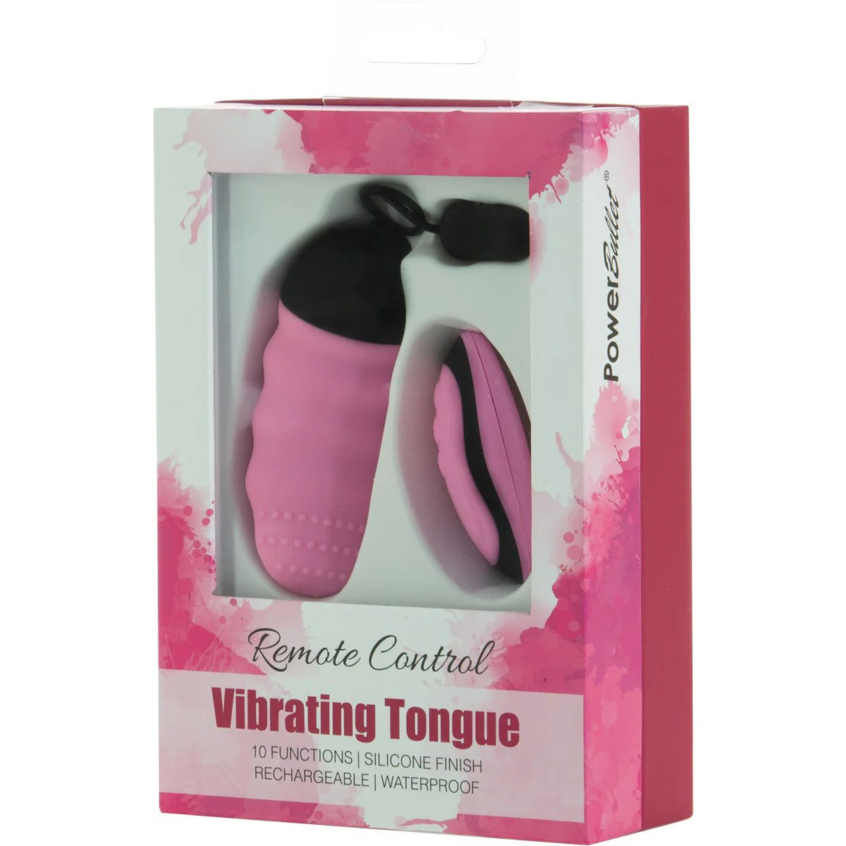 Remote Control Vibrating Tongue, Product Box, Front View