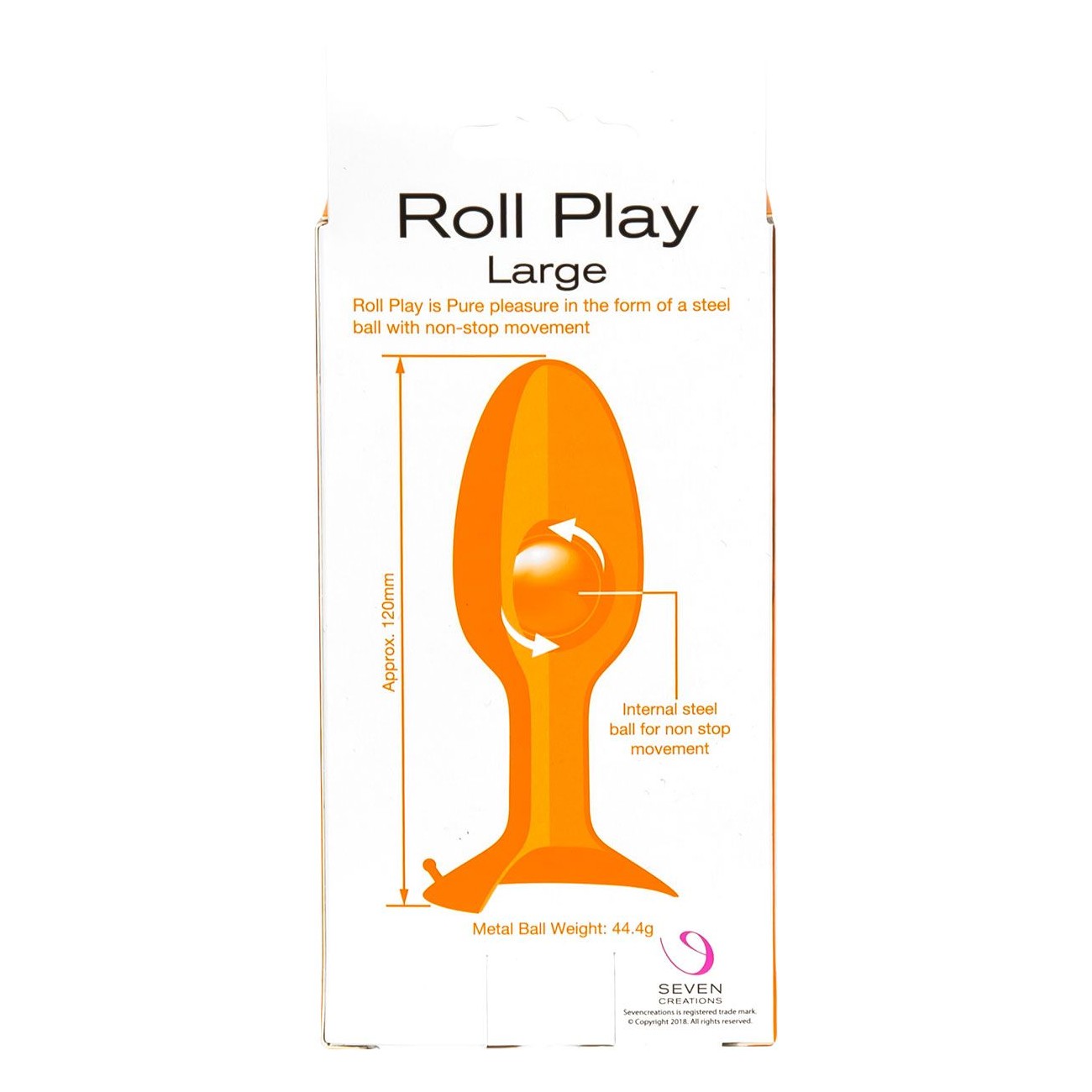 Roll Play Silicone Butt Plug