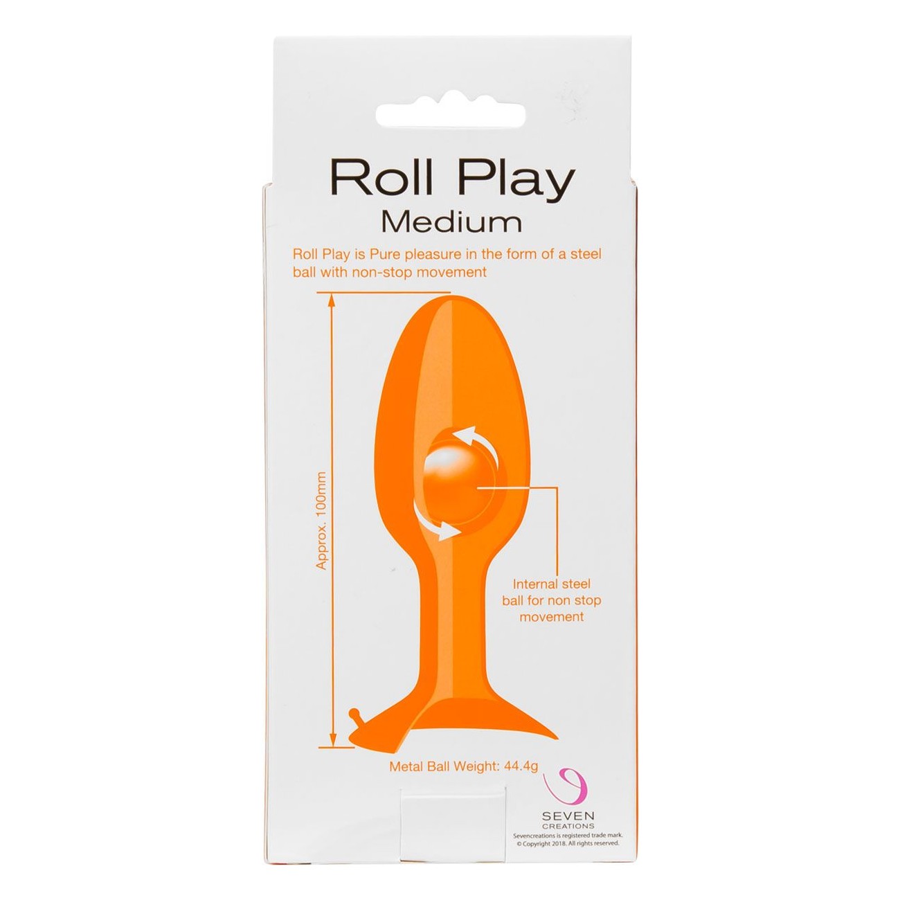 Roll Play Silicone Butt Plug