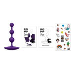 Romp Amp Anal Beads, Purple, Box Contents