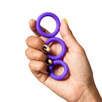 Romp Remix Trio Penis Rings, Rings in Right Hand
