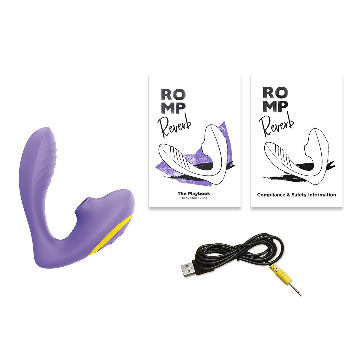 Romp Reverb Clitoral & G-Spot Stimulator, Box Contents