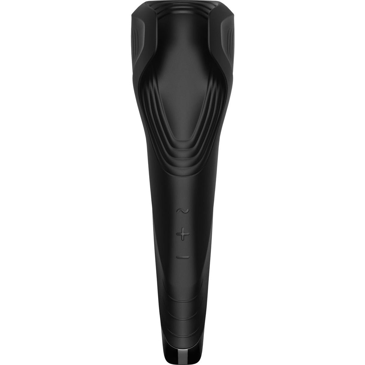 Satisfyer Men Wand Vibrating Stroker, Black, Product Image, Front