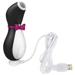 Satisfyer Penguin Air Pressure Clitoral Stimulator, Tuxedo Design, with Charger