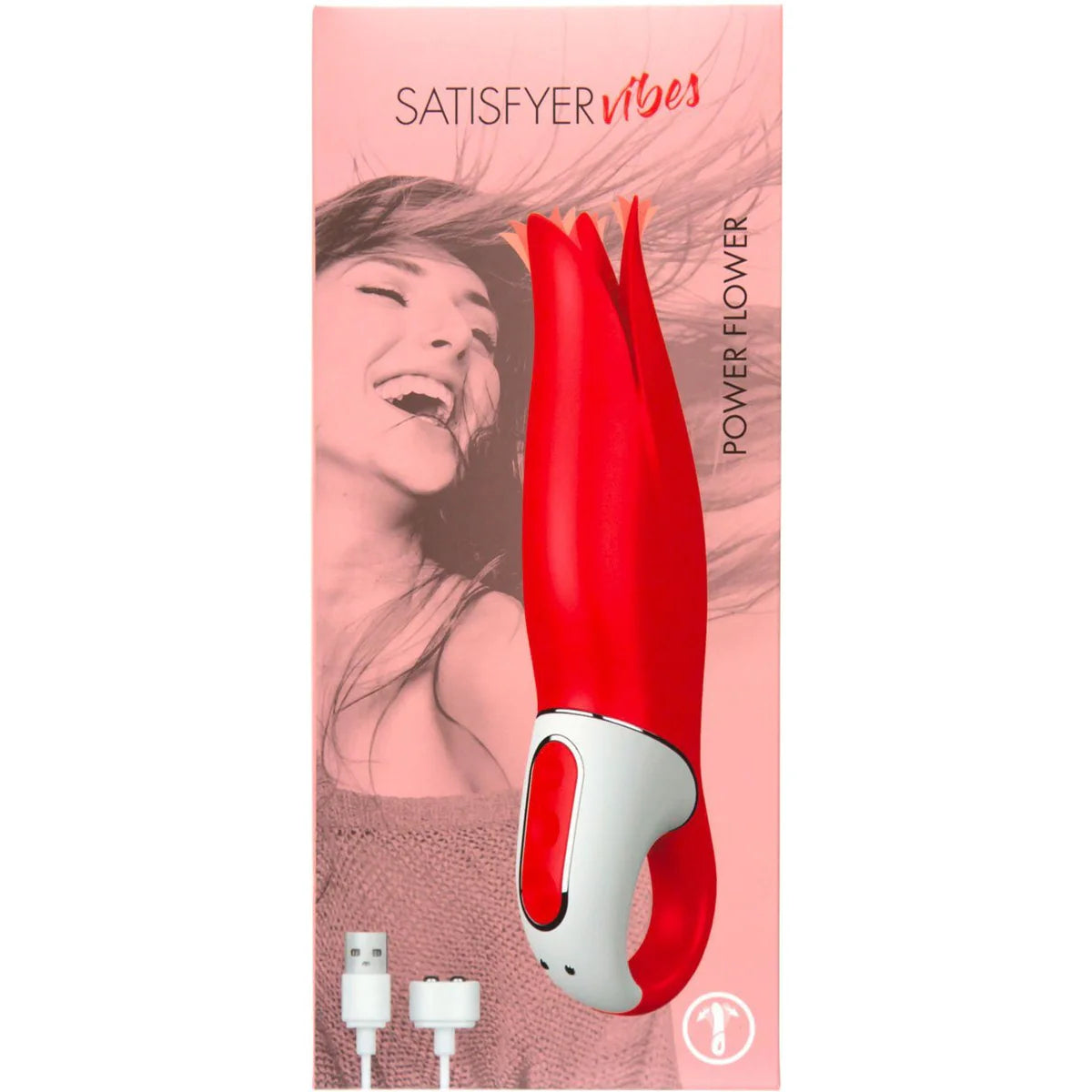 Satisfyer Power Flower Vibrator, Product Box