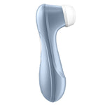 Satisfyer Pro 2 Generation 2 Air Pulse Stimulator in Blue, Right Side Angle