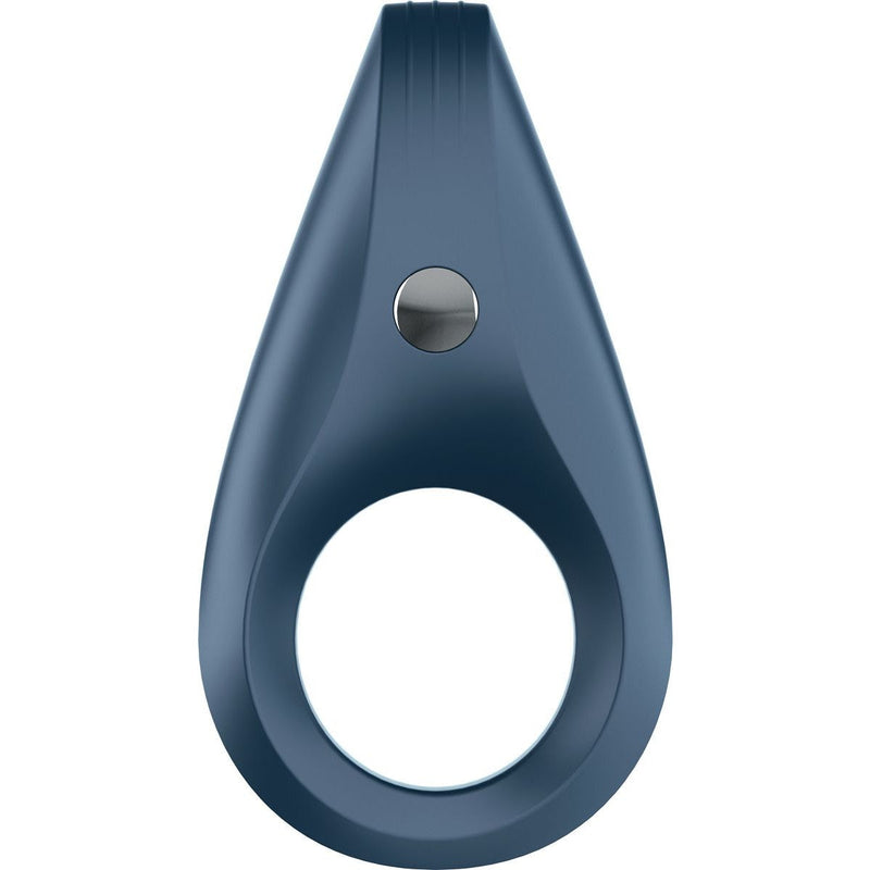 Satisfyer Rocket Ring Vibrating Cock Ring, Blue, Product Image, Front View