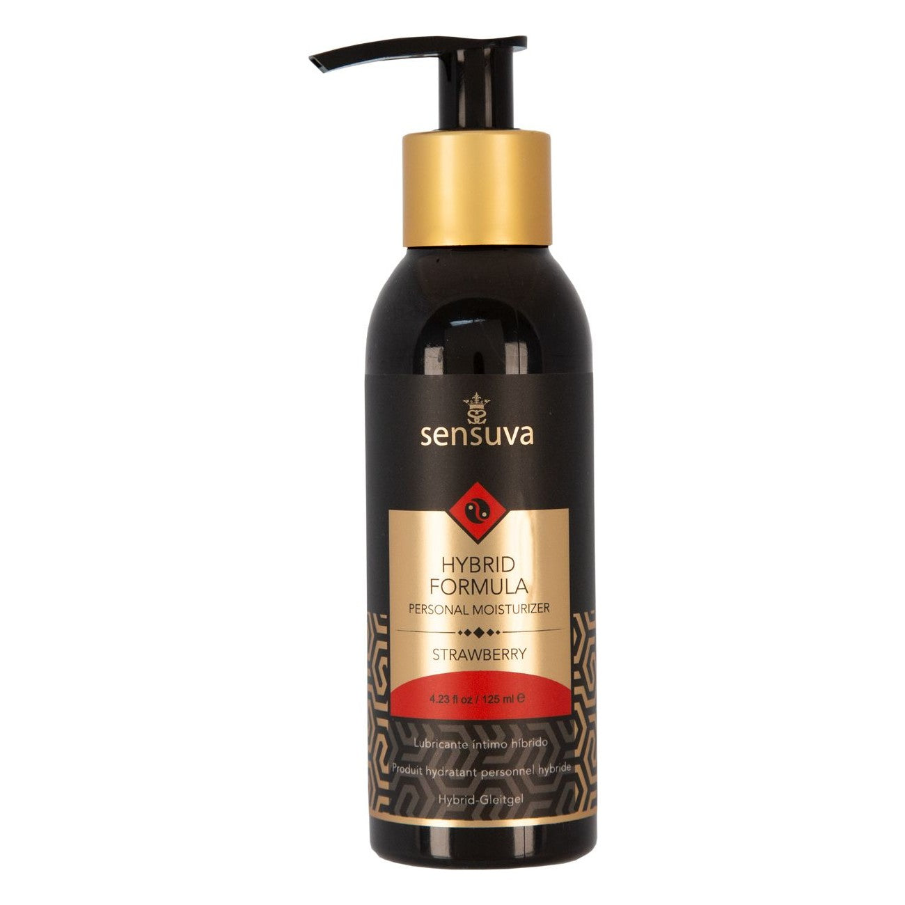 Sensuva Hybrid Formula Flavoured Lubricant, Strawberry Flavour (4.23oz), Product Image