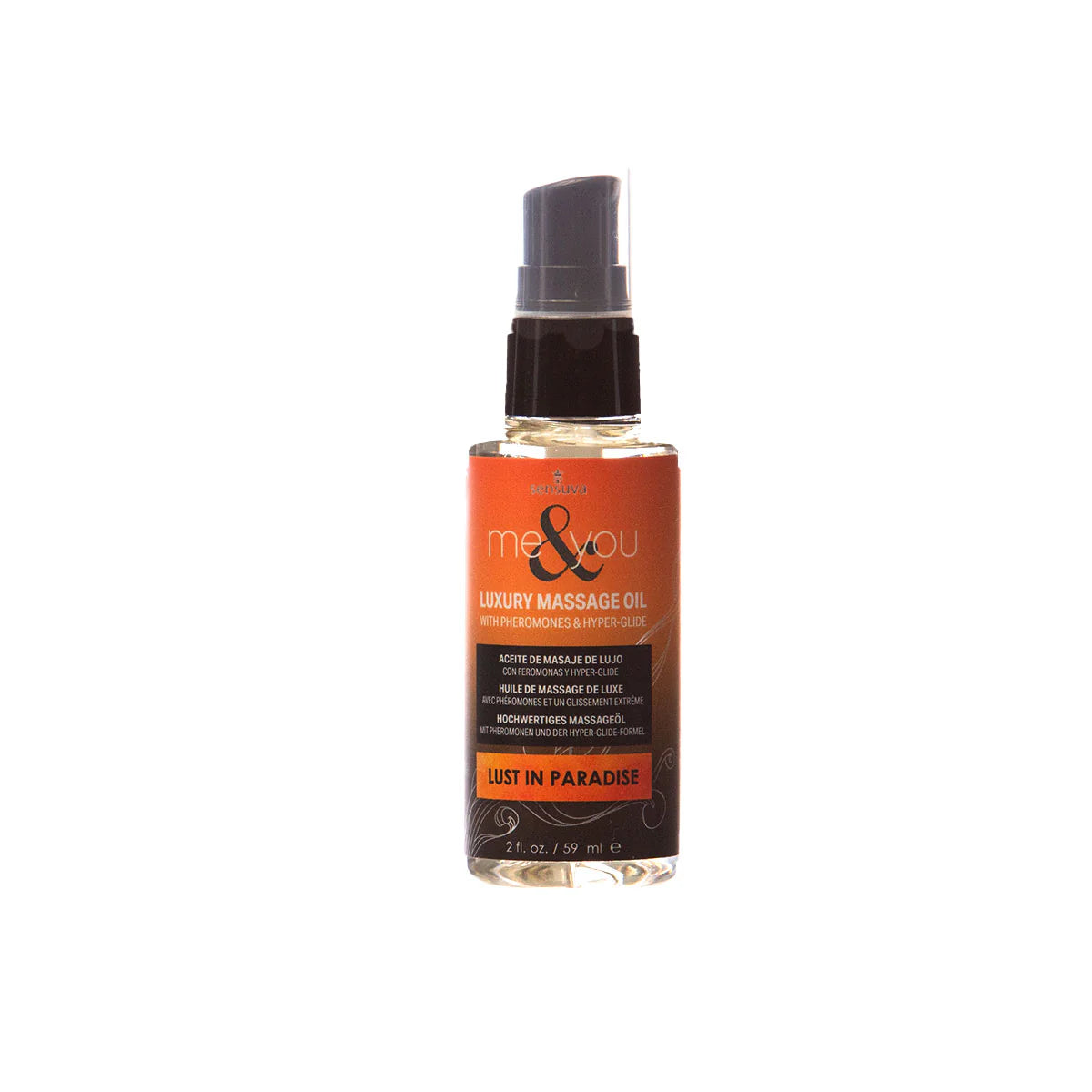 Sensuva Me & You Luxury Massage Oil (2oz), Lust in Paradise, Product Image