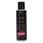 Sensuva Me & You Luxury Massage Oil (4.2oz), Sensual Bliss, Pink Grapefruit & Vanilla Bean