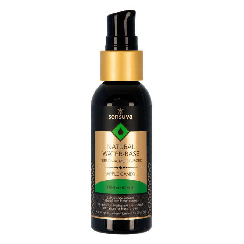 Sensuva Natural Water-Based Flavoured Lubricant (1.93oz), Apple Candy, Product Image
