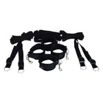 Sex & Mischief Bed Bondage Restraint Kit, Bundled and Organized 