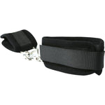 Sex & Mischief Beginner's Handcuffs, Black, Product Image