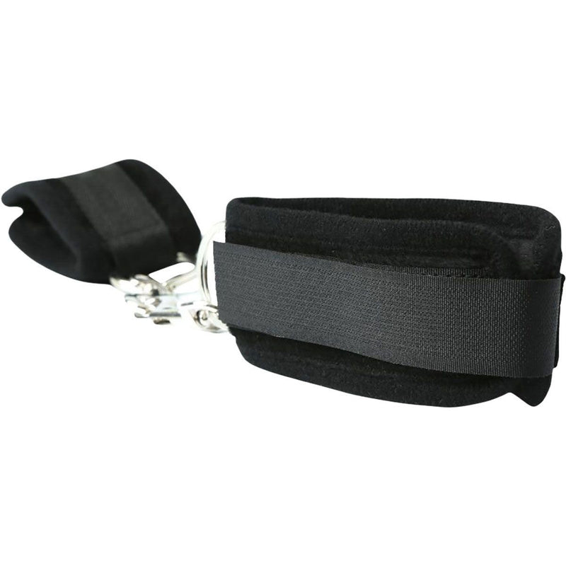 Sex & Mischief Beginner's Handcuffs, Black, Product Image