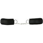 Sex & Mischief Beginner's Handcuffs, Black, Sideways