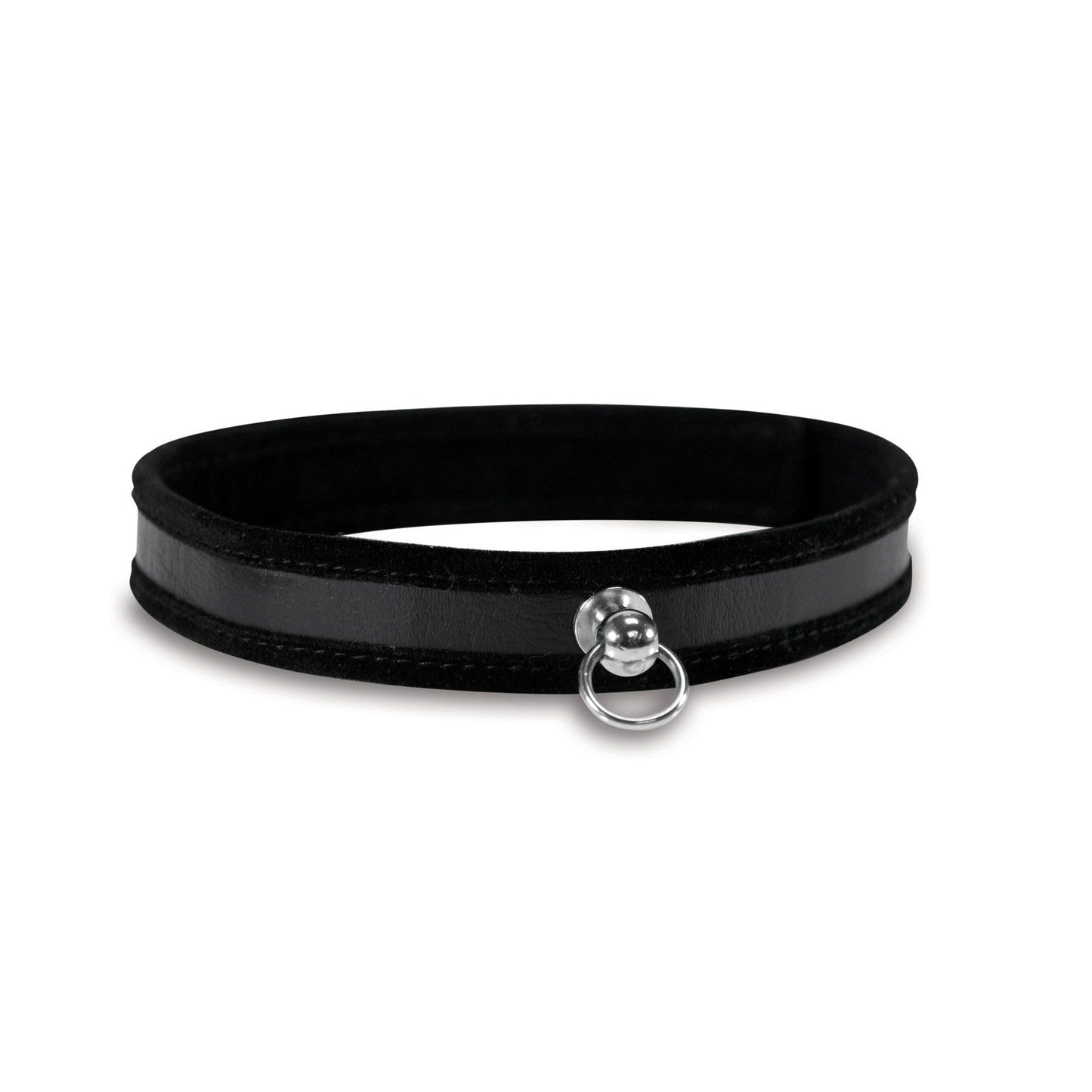 Sex & Mischief Black Day Collar, Product Image, Top Angle View