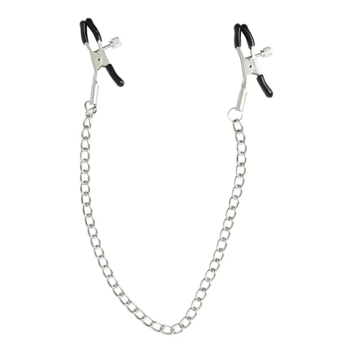 Sex & Mischief Chained Nipple Clamps, Product Image, Front