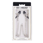 Sex & Mischief Chained Nipple Clamps, Product Box, Front
