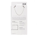 Sex & Mischief Chained Nipple Clamps, Product Box, Back