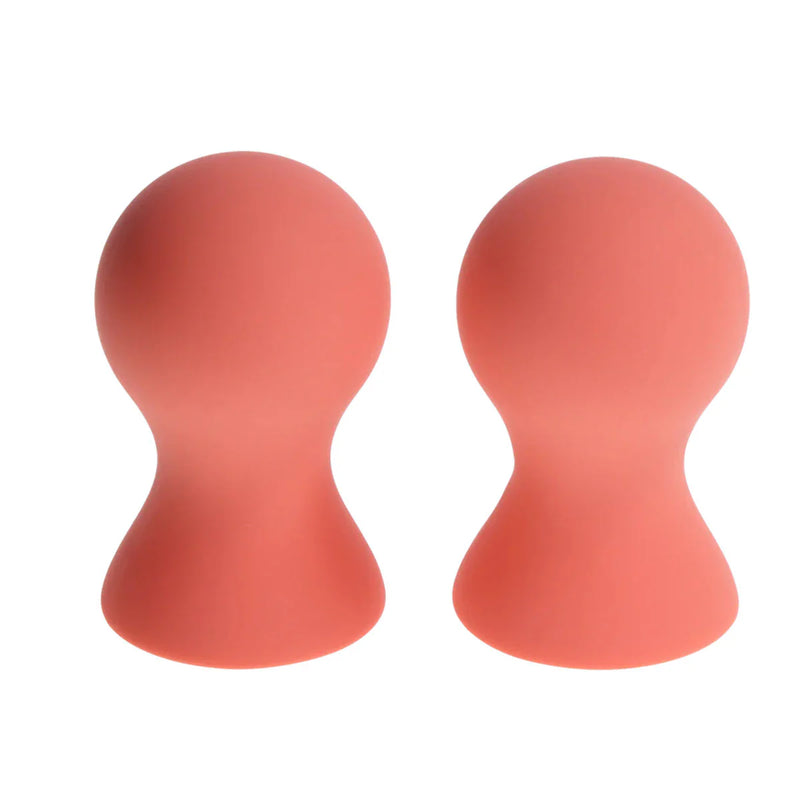 Sex & Mischief Peaches 'N Creame Silicone Nipple Suckers, Product Image, Front