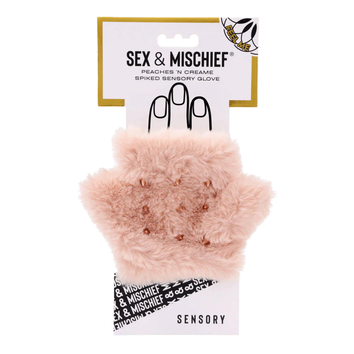 Sex & Mischief Peaches 'N Creame Spiked Sensory Glove