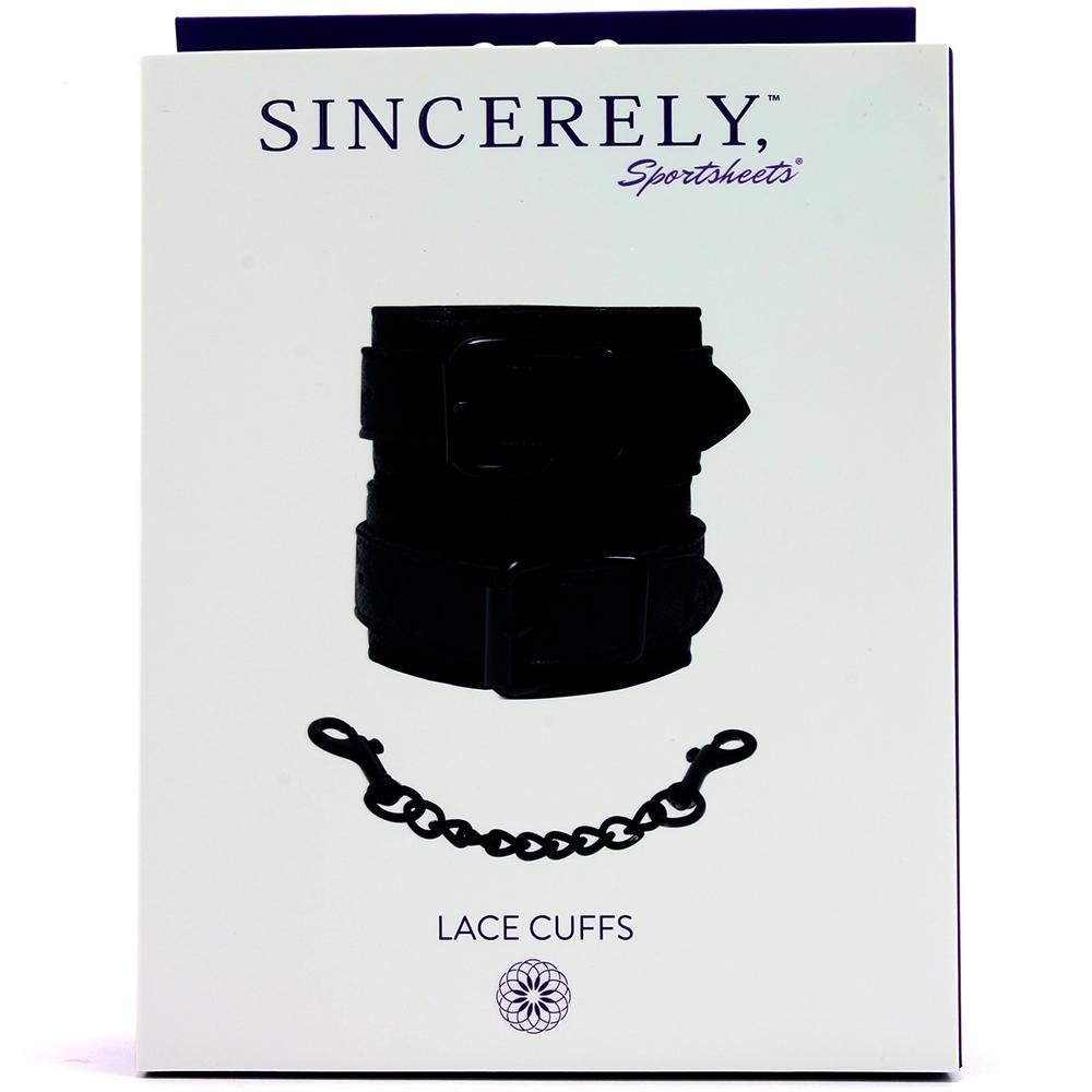 Sincerely Lace Cuffs, Product Box, Front