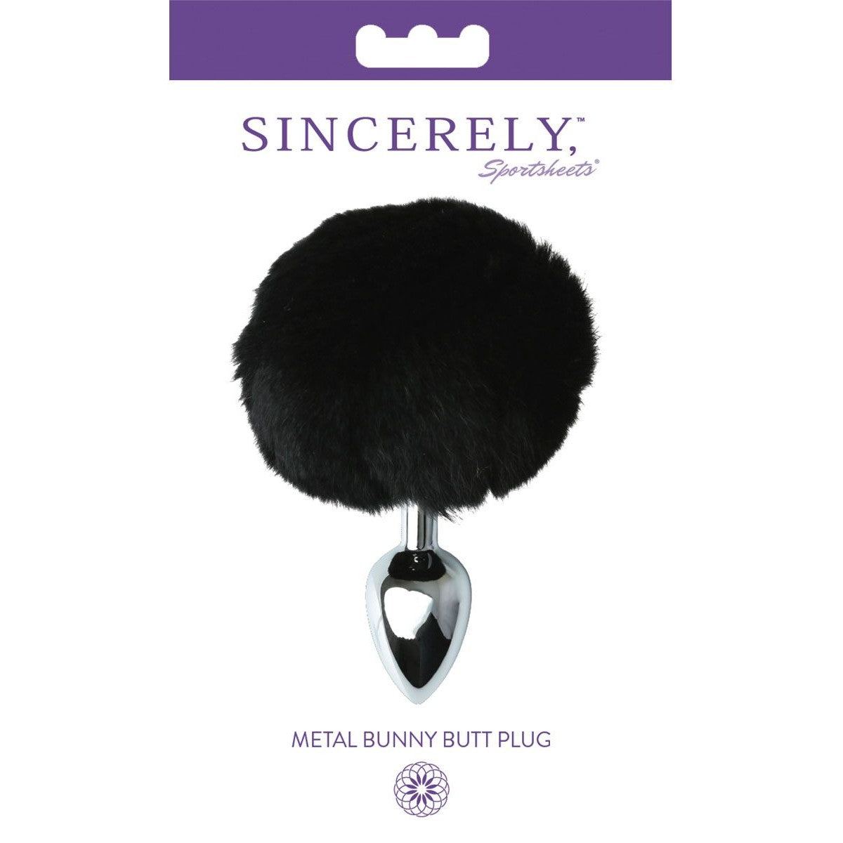 Sincerely Metal Bunny Butt Plug, Product Box, Front