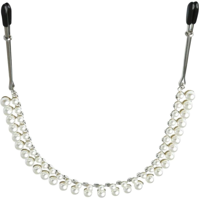 Sincerely Pearl Chain Nipple Clamps