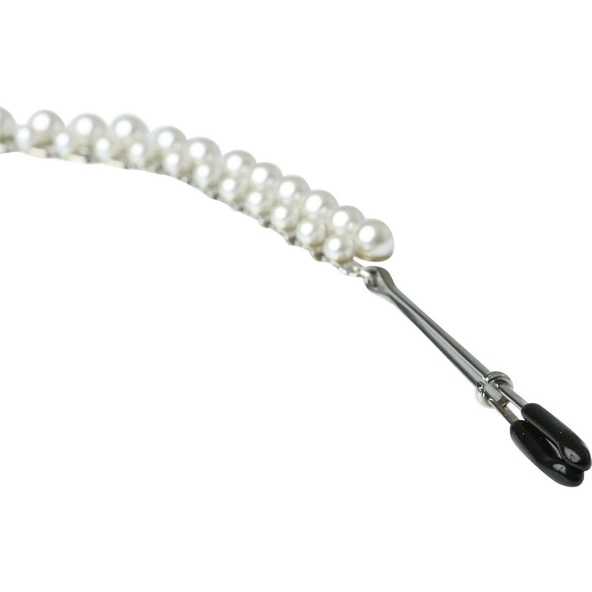 Sincerely Pearl Chain Nipple Clamps, Clip Design