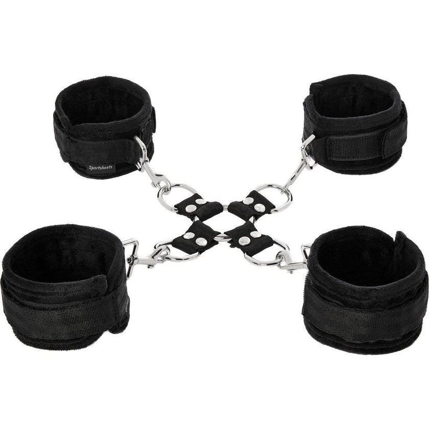 Sportsheets Hog Tie & Cuffs Set, Product Image