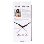 Sportsheets Velvet Noir Collar & Removable Clamps, Product Box, Back