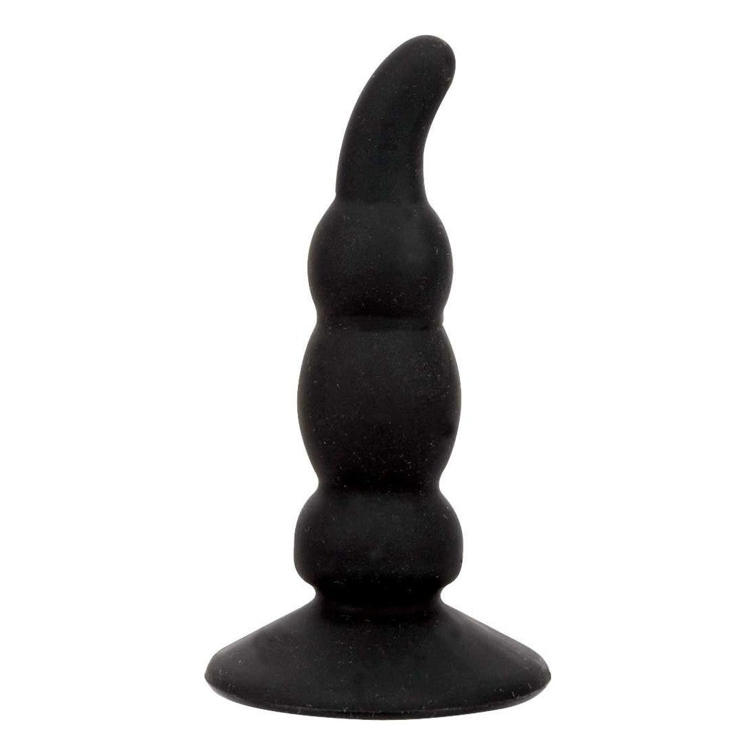 Stumpy Thumpers Triple Hump 4-Inch Silicone Butt Plug, Black, Product Image
