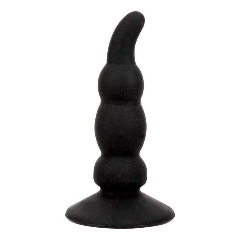 Stumpy Thumpers Triple Hump 4-Inch Silicone Butt Plug, Black, Product Image