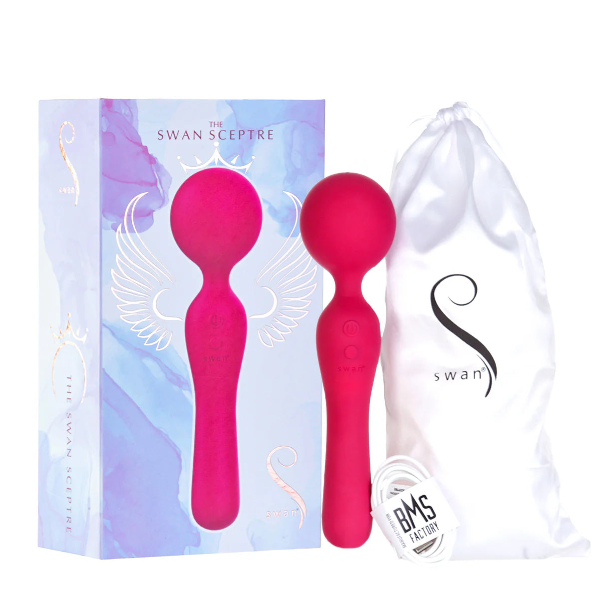 Swan Sceptre Wand Vibrator