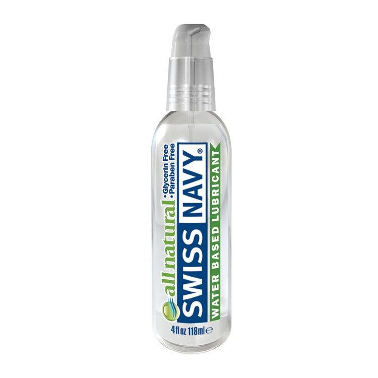 Swiss Navy All Natural Water-Based Lubricant (4oz), Product Image