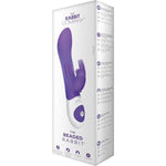The Beaded Rabbit Vibrator, Purple, Product Box, Front View