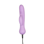 The Duchess Swan Rabbit Vibrator, Lavender, Product Image, Charging