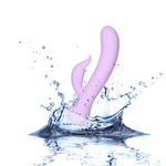 The Duchess Swan Rabbit Vibrator, Lavender, Product Image, Waterproof