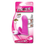 The Finger 3.5-Inch Vibrating Dildo Sleeve, Pink, Product Package