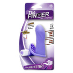 The Finger 3.5-Inch Vibrating Dildo Sleeve, Purple, Product Package