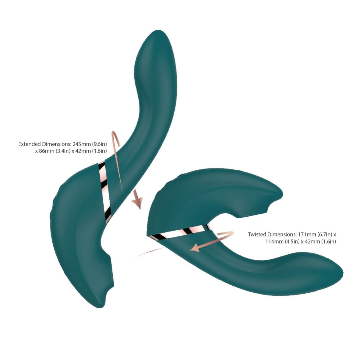 The Monarch Swan Rabbit Sextoy, Transformation Features