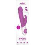 The Realistic Rabbit Vibrator, Purple, Product Box, Front