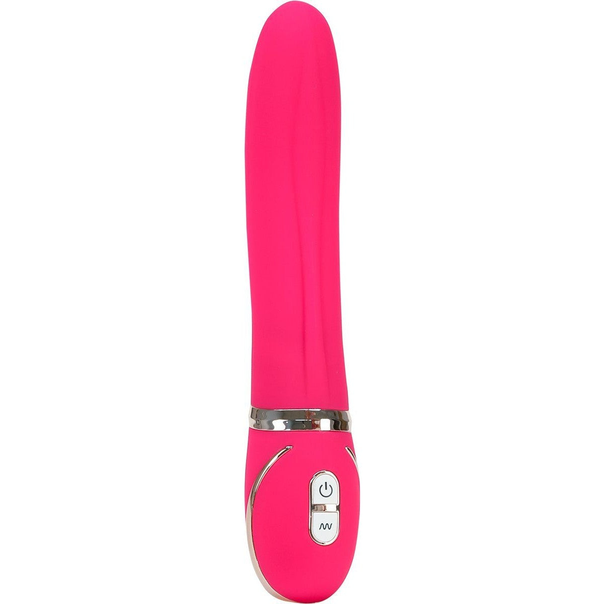 Vibe Couture Glam Up Silicone Vibrator, Pink, Product Image, Front Angle